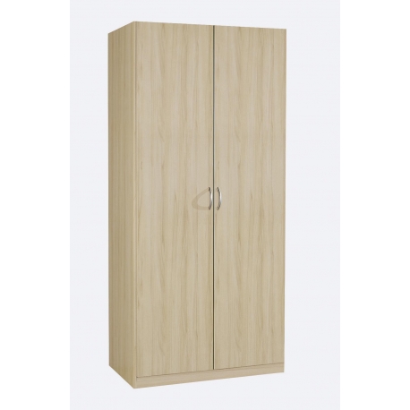 Kleiderschrank 2-türig mit 50 / 50 Einteilung
