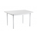 Tisch mit Chromgestell 90x65 cm
