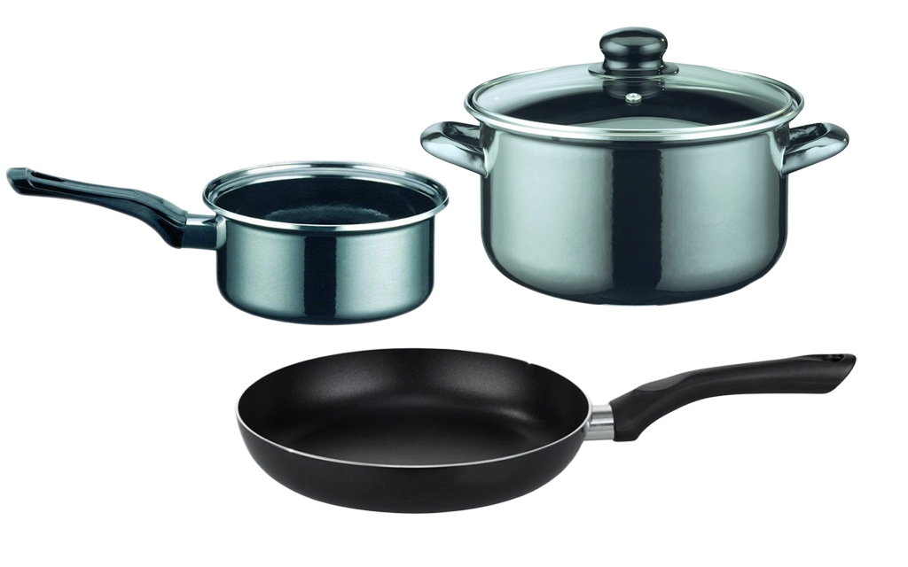 Topf/Pfannen-Set 3-teilig