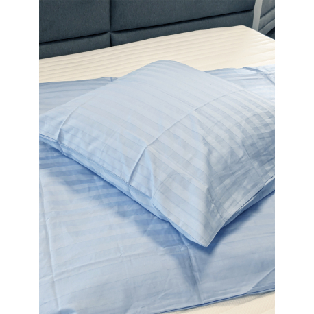 Bettwäsche mit Hotelstreifen