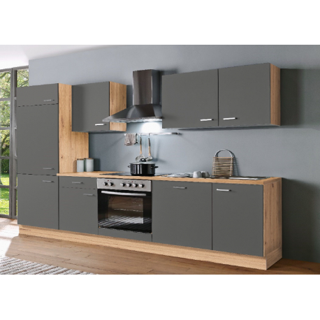 Küchenblock Sia - Dekor Arthisan / Quarzgrau