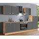 Küchenblock Leonie - Dekor Arthisan / Quarzgrau
