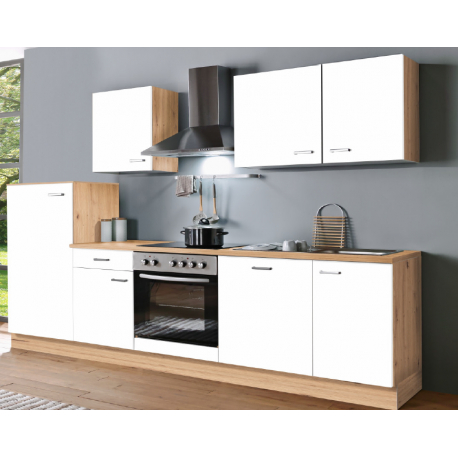 Küchenblock Leonie - Dekor Arthisan / Weiß