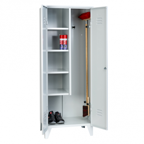 Putzmittelschrank 2 Abteile, 2 Türen