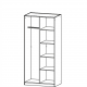Kleiderschrank 2-türig, 2 Schubkästen